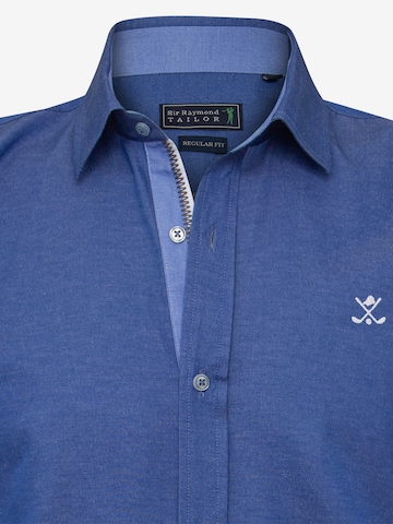 Sir Raymond Tailor Regular fit Button Up Shirt 'Sindy' in Blue
