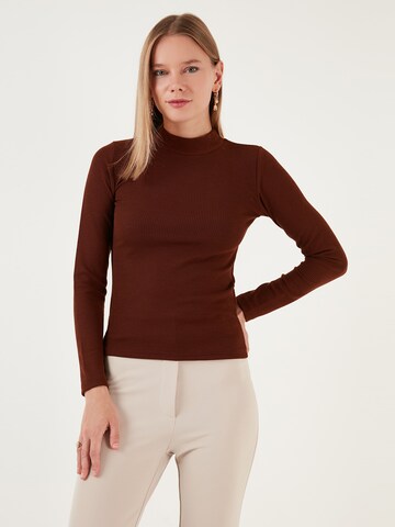 LELA Sweater in Red: front