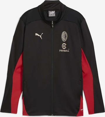 PUMA Sportjas 'AC Milan' in Zwart: voorkant