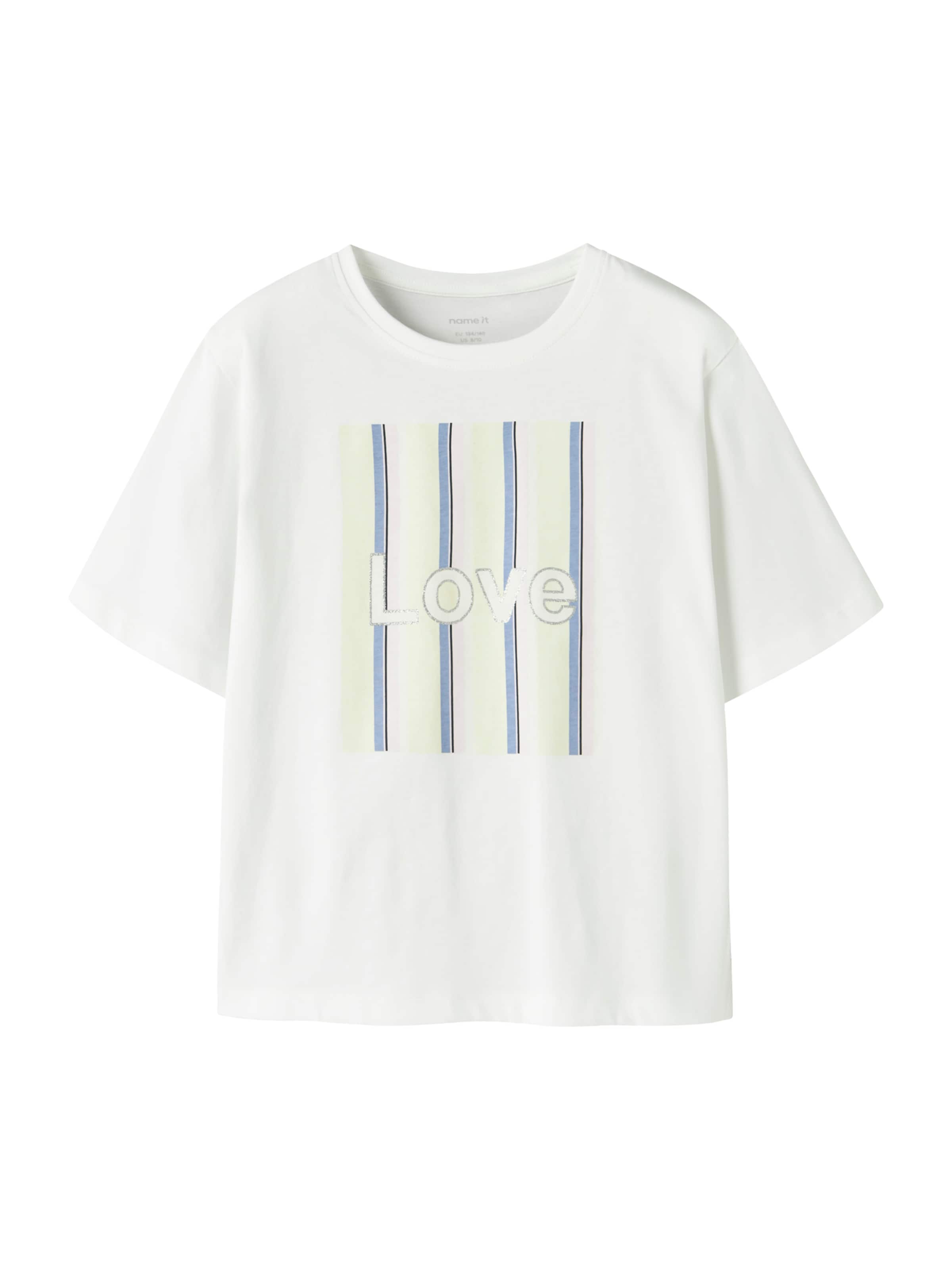 NAME IT Shirt 'NKFFALALA' in White: front