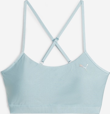 PUMA - Soutien Bustier Soutien de desporto 'MOVE SUMMER DAZE' em azul: frente