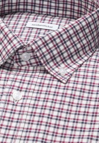 Coupe regular Chemise SEIDENSTICKER en rouge