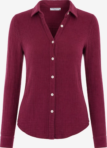 Chemisier Haris Cotton en violet : devant