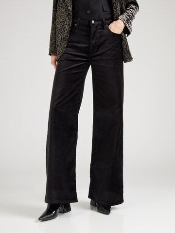 Citizens of Humanity Wide leg Jeans in Black: front