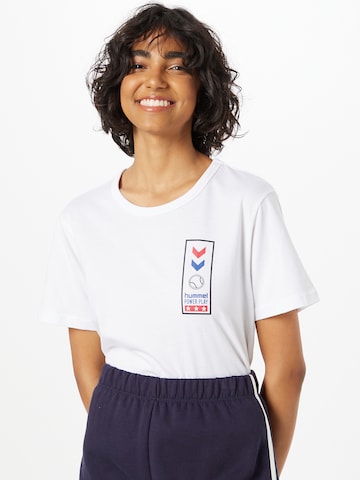 Hummel Functioneel shirt in Wit: voorkant