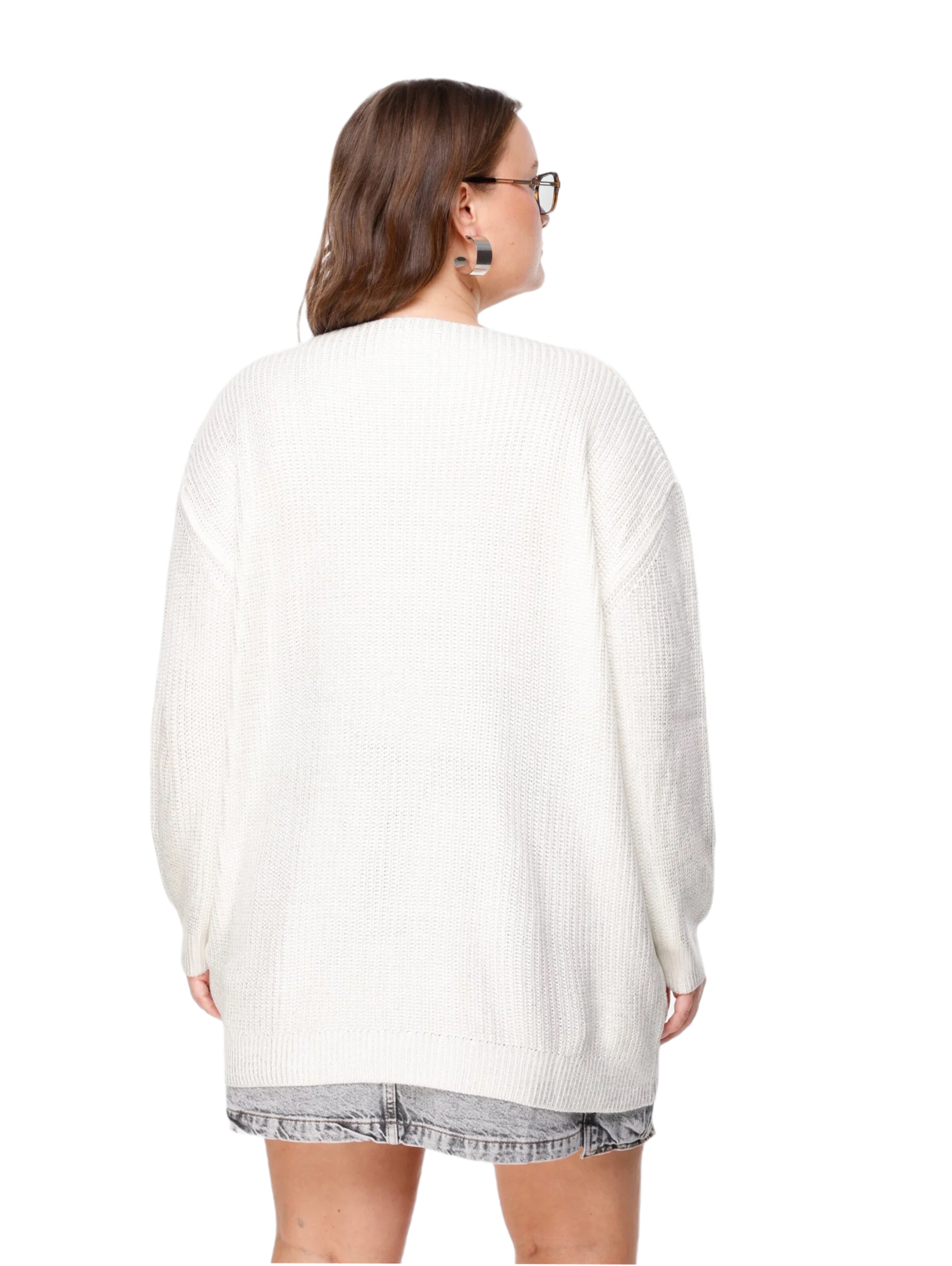 Shape Of You Pullover in Weiß