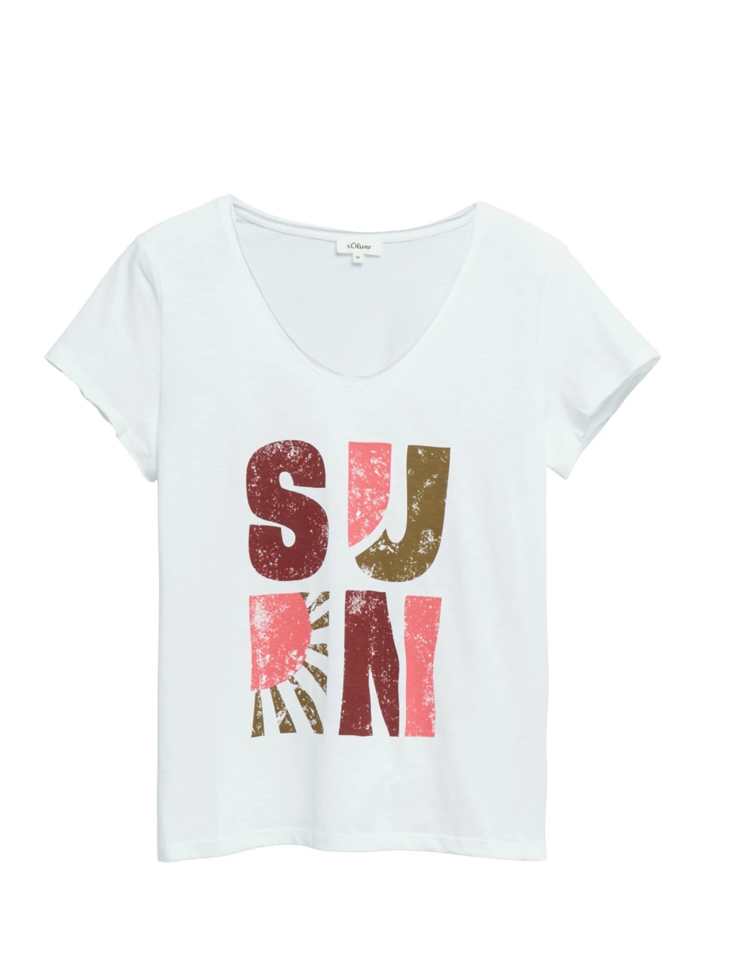 s.Oliver Shirt in White: front
