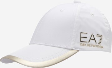 EA7 Emporio Armani Cap in White: front