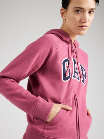 GAP Zip-Up Hoodie in Pink