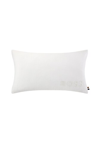 BOSS Pillow 'Linobold' in White: front