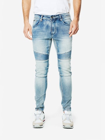 KOROSHI Slimfit Jeans i blå: framsida