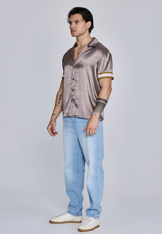 Regular fit Camicia di SikSilk in marrone