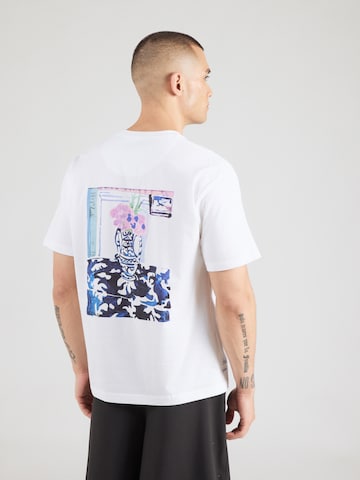 Tricou 'JPRBLACARLO' de la Jack & Jones Premium pe alb: față