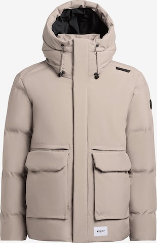khujo Winterjas 'Dave' in Beige: voorkant