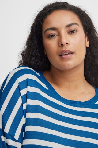 Fransa Curve - Camisa em azul