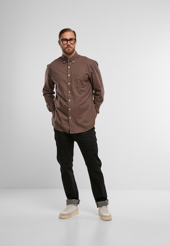 FYNCH-HATTON - Comfort Fit Camisa em castanho