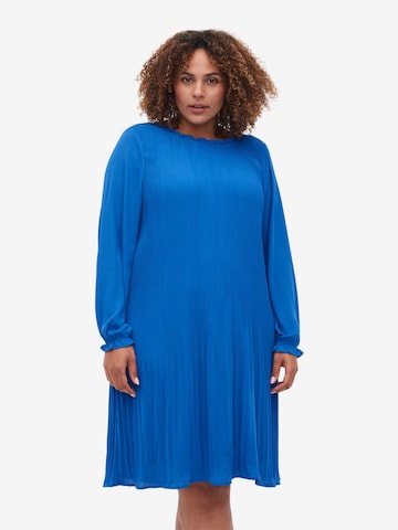 Zizzi Dress 'Delly' in Blue: front