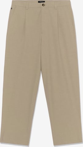 Pantalon à pince 'MAChino' Matinique en beige : devant