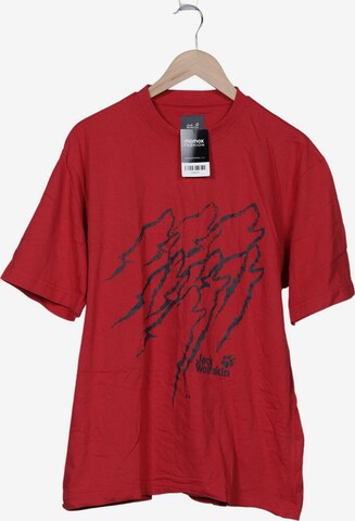 JACK WOLFSKIN T-Shirt XL in Rot: predná strana