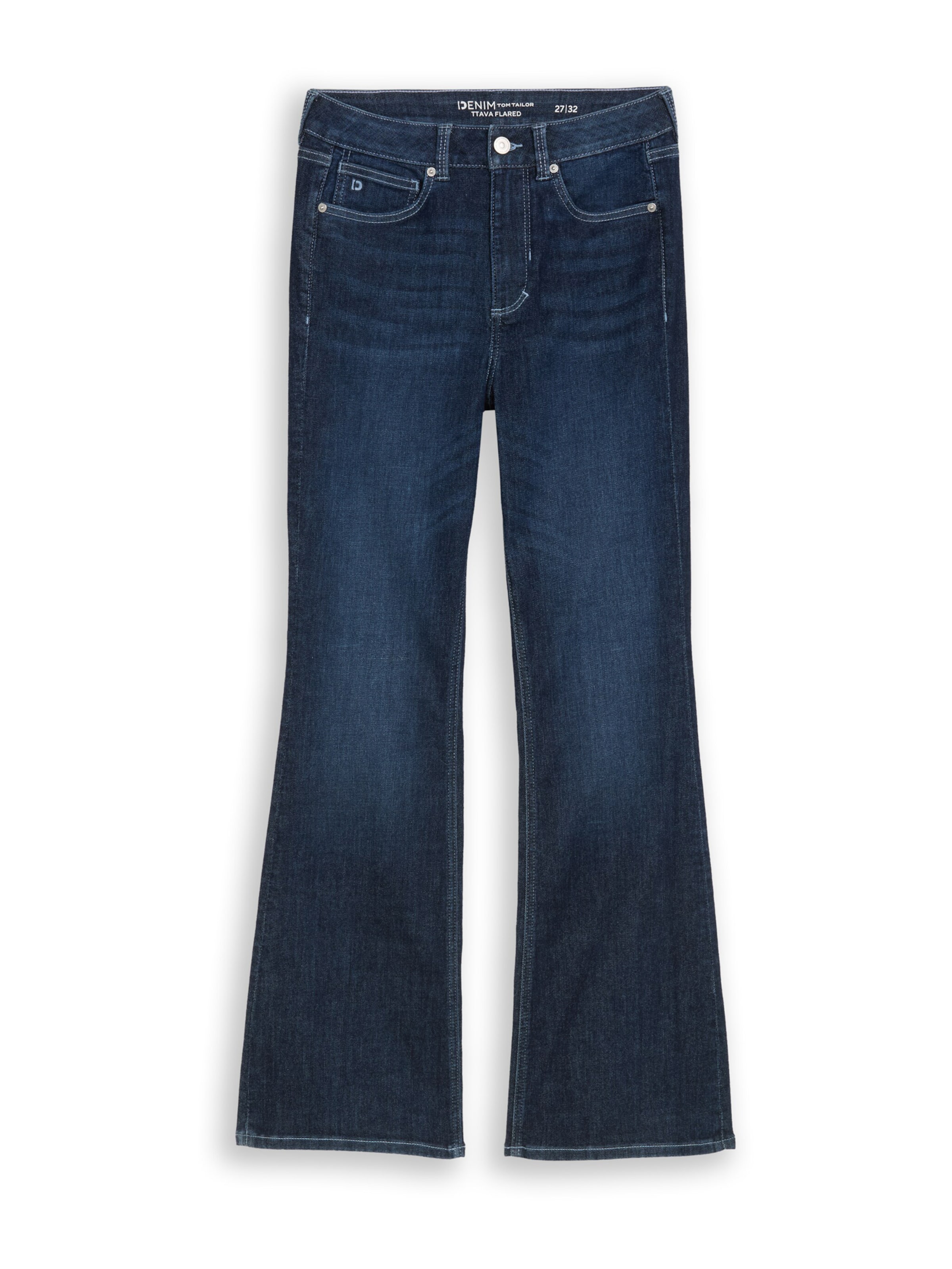 TOM TAILOR DENIM - Acampanado Vaquero 'AVA' en azul: frente