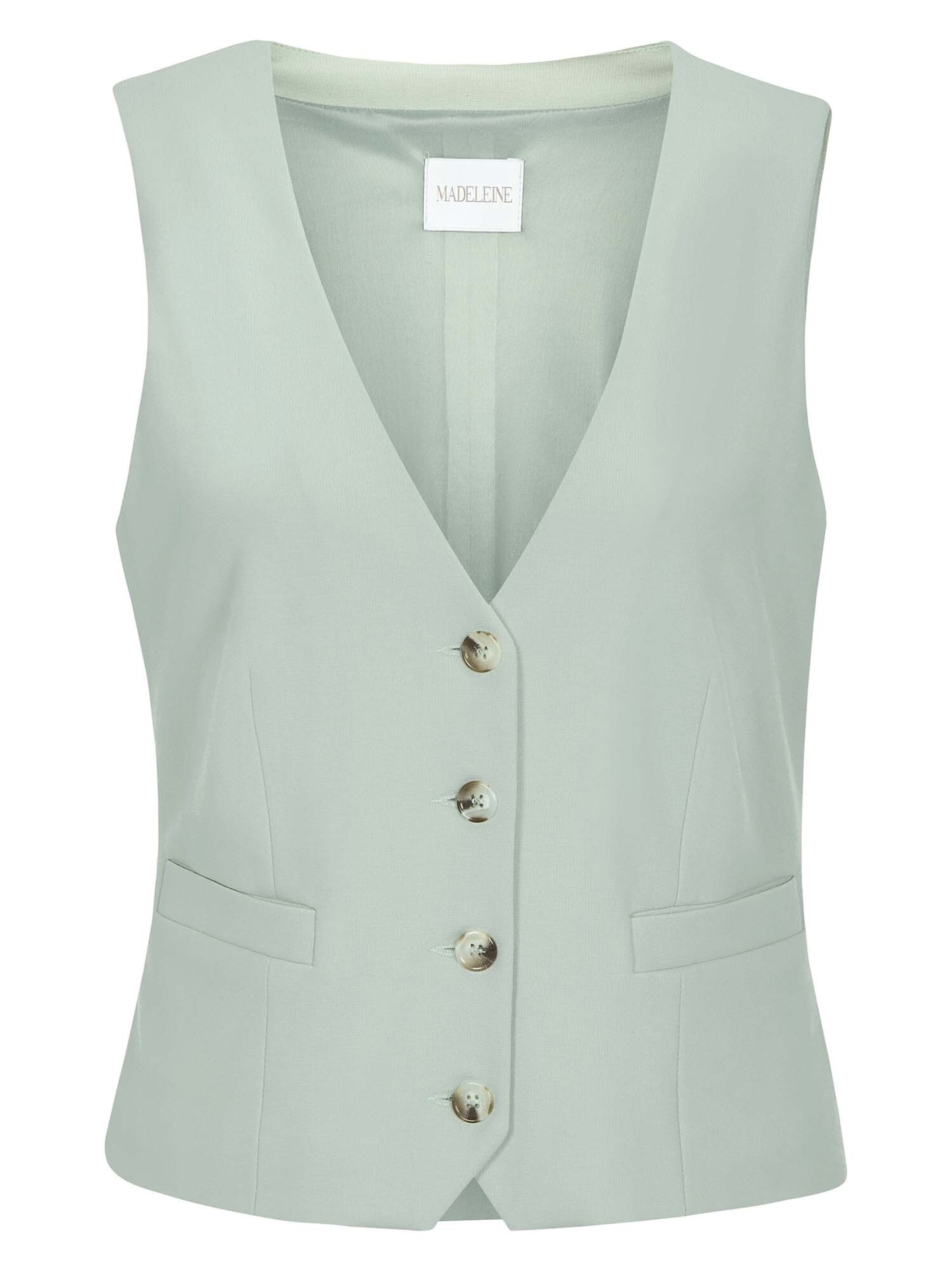 Gilet MADELEINE en vert : devant