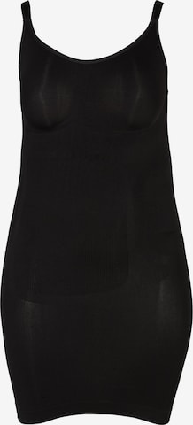 Zizzi - Vestido corpete em preto: frente