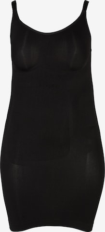 Zizzi - Vestido de corpiño en negro: frente