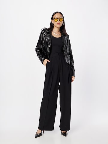 DAY BIRGER ET MIKKELSEN Loose fit Pleat-Front Pants 'Enzo' in Black