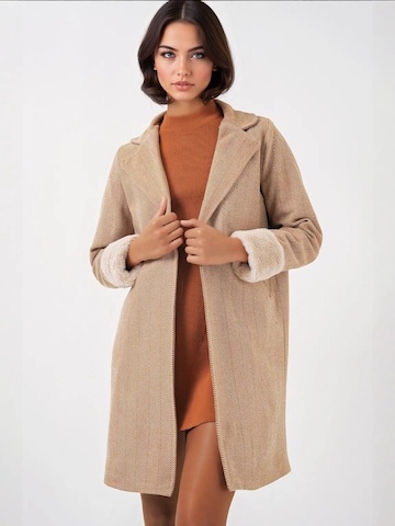Manteau d’hiver Bigdart en beige : devant