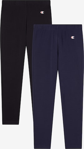 Champion Authentic Athletic Apparel Skinny Leggings in Blue: front