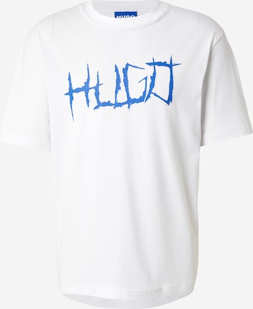 Tricou 'Namerix' de la HUGO pe alb: față