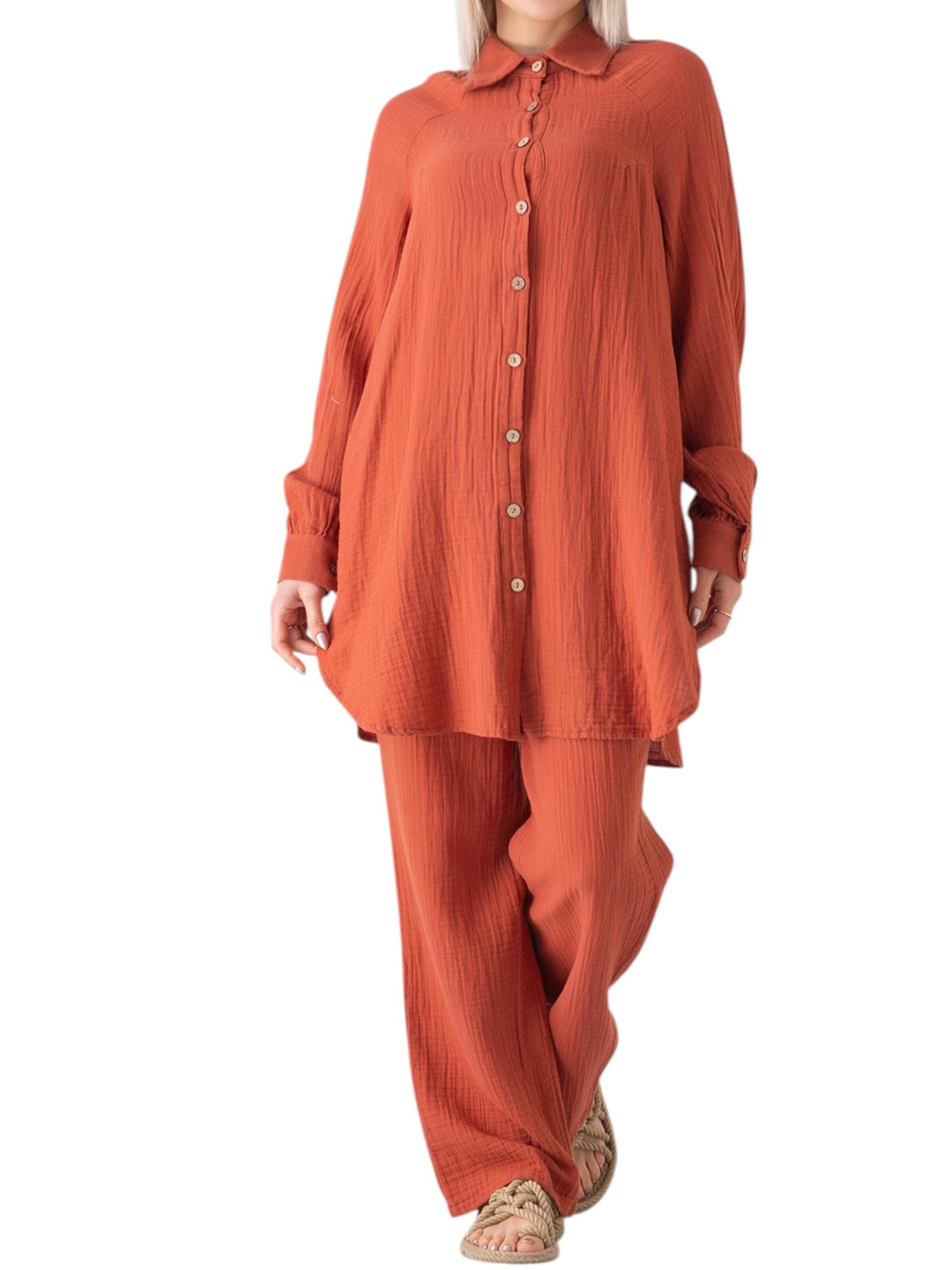 WENOR Blouse 'Noura Modest' in Red