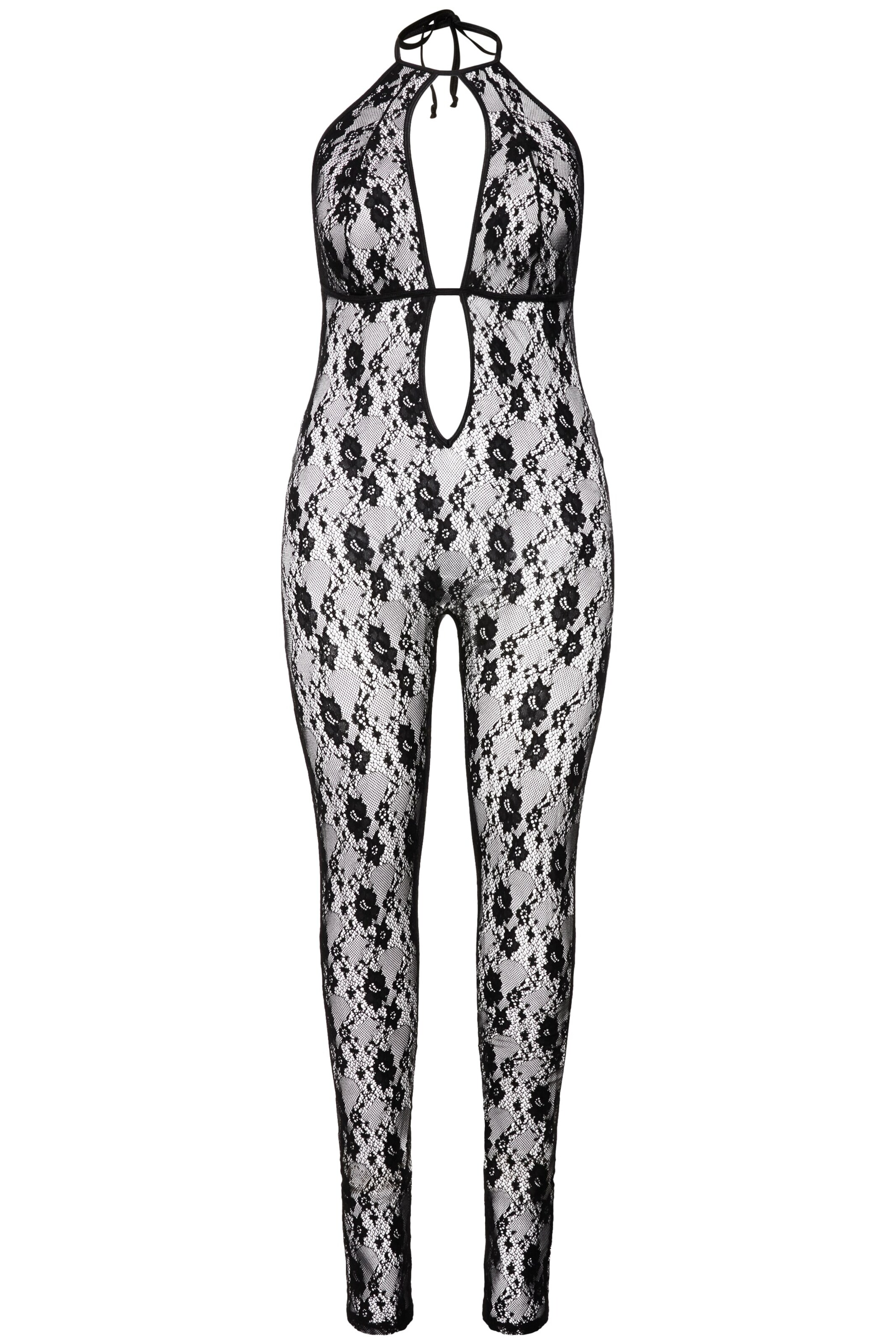 Ulla Popken Body in Zwart: voorkant