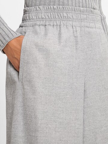 DRYKORN Wide leg Pants 'Ceiling' in Grey