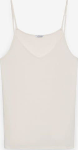 Top di Fiorella Rubino in bianco: frontale