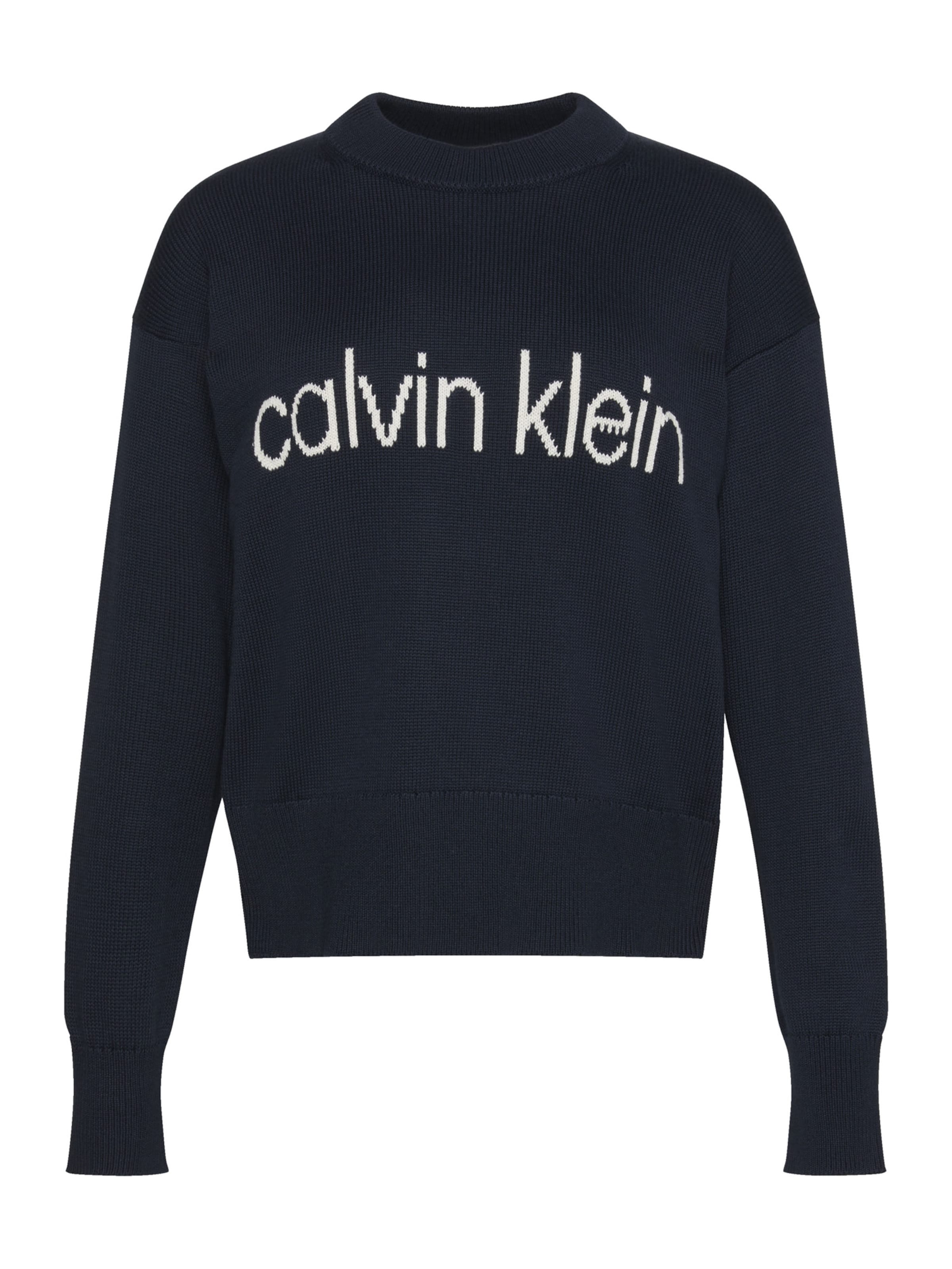 Calvin Klein Jeans Pulóver - kék: elől