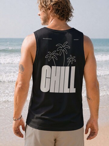 Neverless Shirt 'Chill'‌‌‌‌‌‌‌‌ in Schwarz