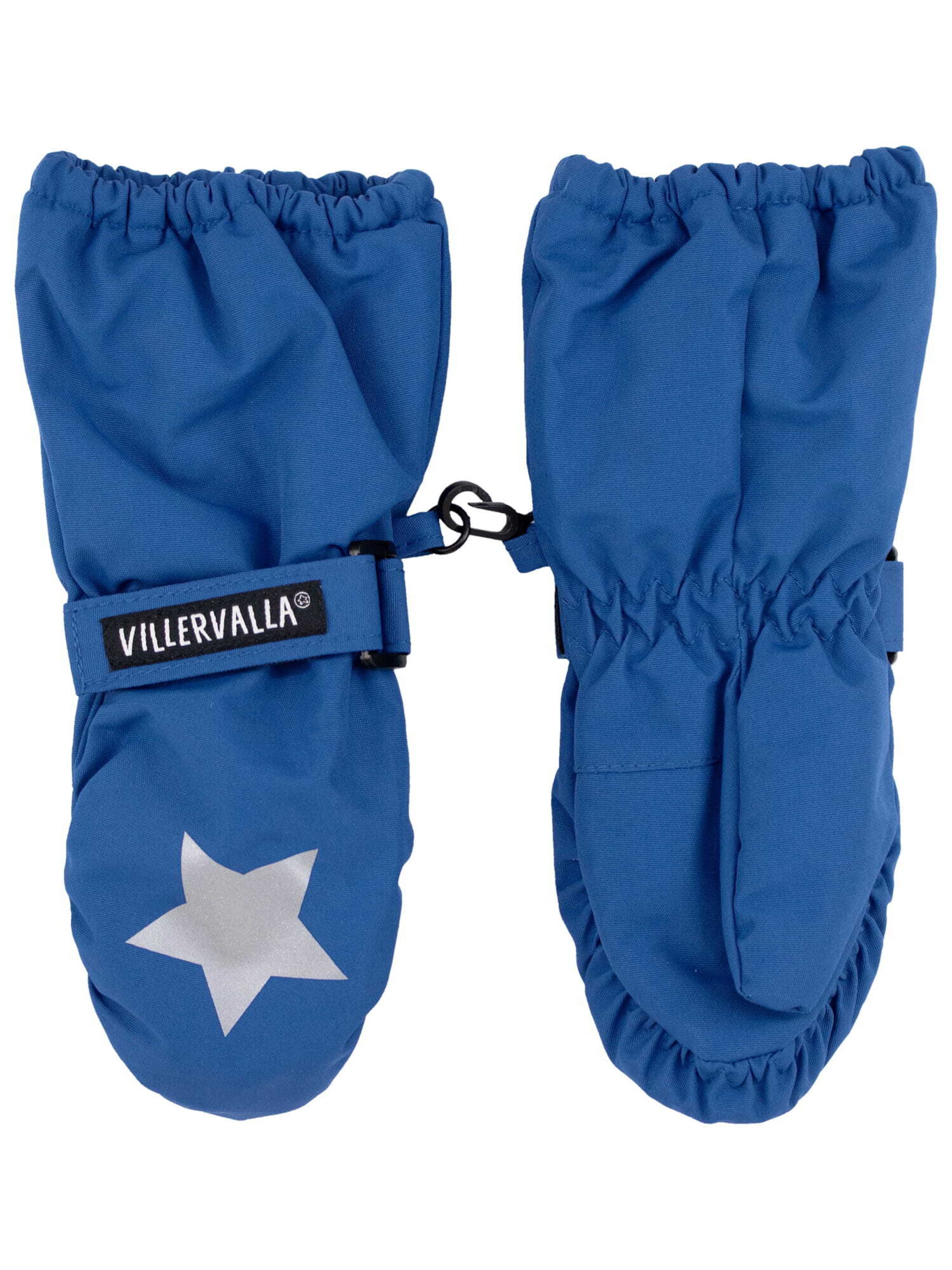 Villervalla Handschuhe 'Basic' in Blau: Vorderseite