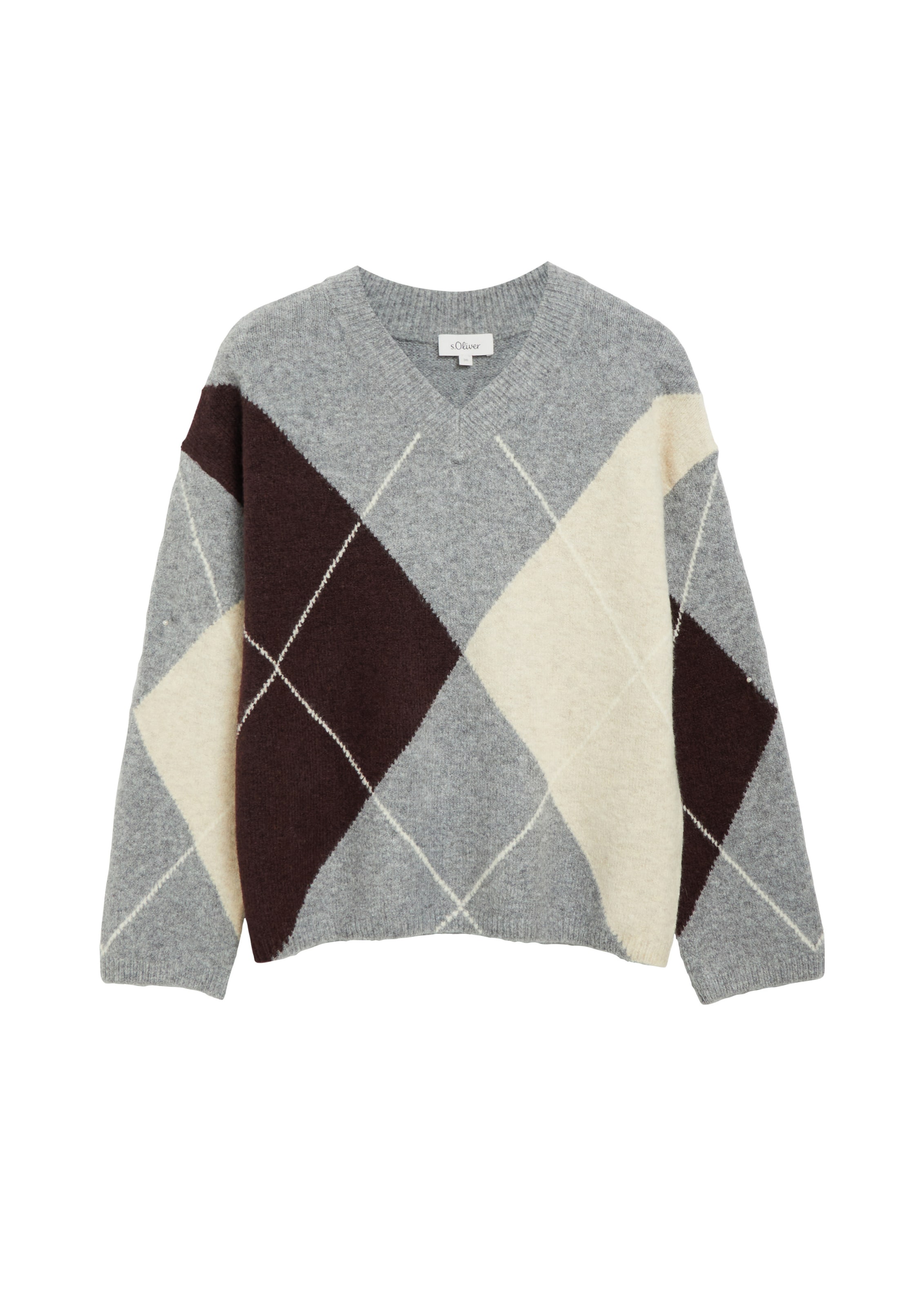 Pull-over s.Oliver en gris : devant