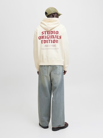 JACK & JONES - Sudadera 'JORMEADOWS' en blanco: frente