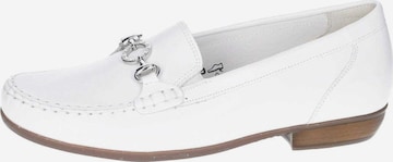 WALDLÄUFER Moccasins in White: front