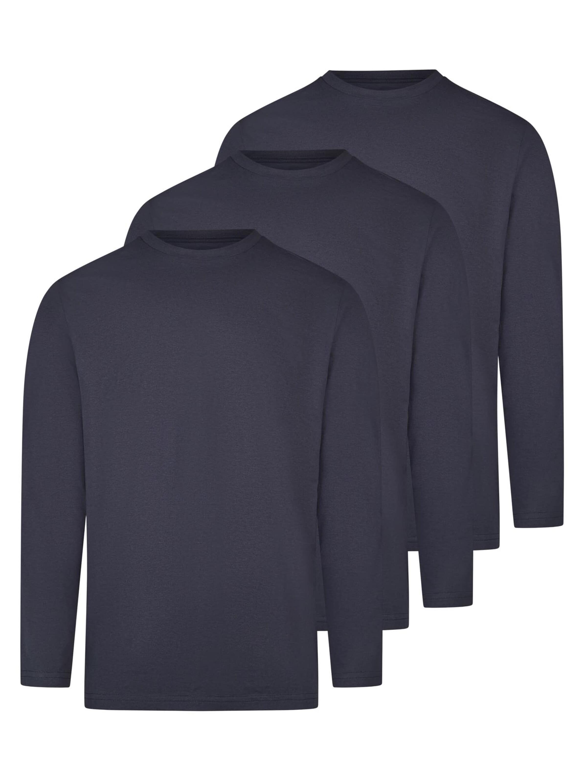 Ragman Shirt 'Basic' in Blue: front