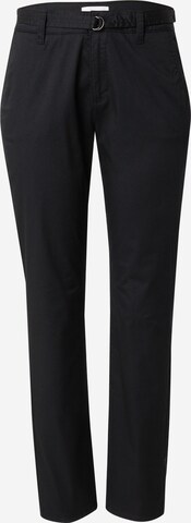 Regular Pantalon chino s.Oliver en noir : devant