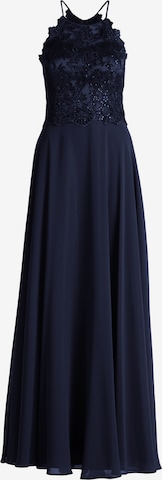 Vera Mont Abendkleid rückenfrei in Blau: predná strana