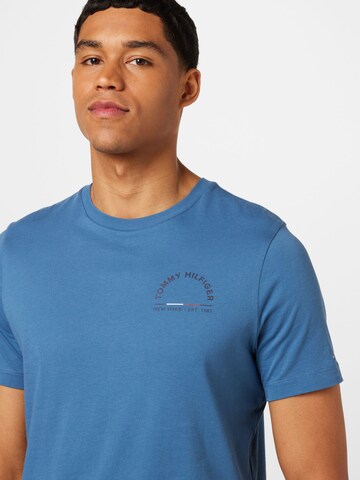 tommy hilfiger shirt dark blue