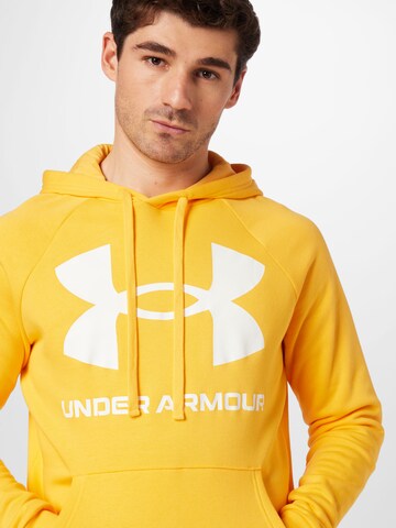UNDER ARMOUR Športna majica 'Rival' | rumena barva