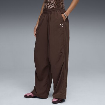 PUMA Regular Sportbroek in Bruin