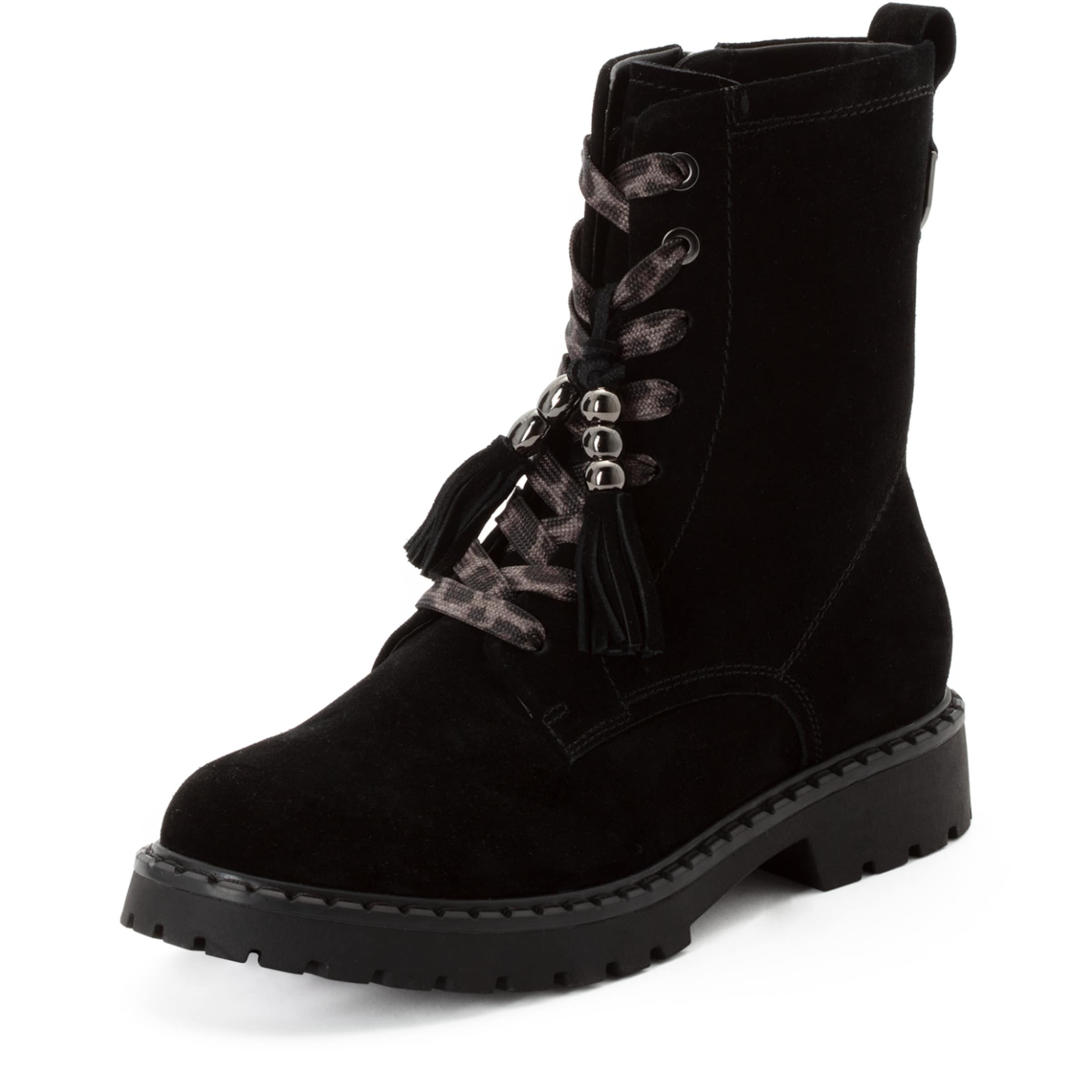Tamaris Bottines à lacets en 36 en noir, Vue avec produit