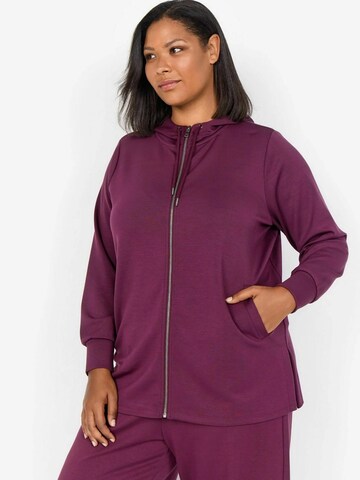 Giacca di felpa 'Sabina' di Wasabi Concept in rosso: frontale