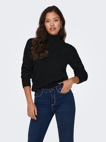 JDY Sweater 'Sigrid' in Black: front